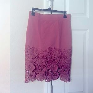 A pencil skirt